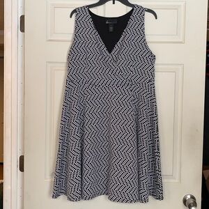 NWOT Plus Size Lane Bryant A-Line Polka Dot Dress 🌹